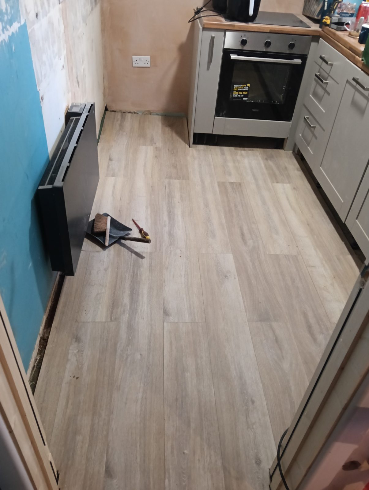 3-to-4-Bed HMO Conversion in Preston - Kitchen taking shape
