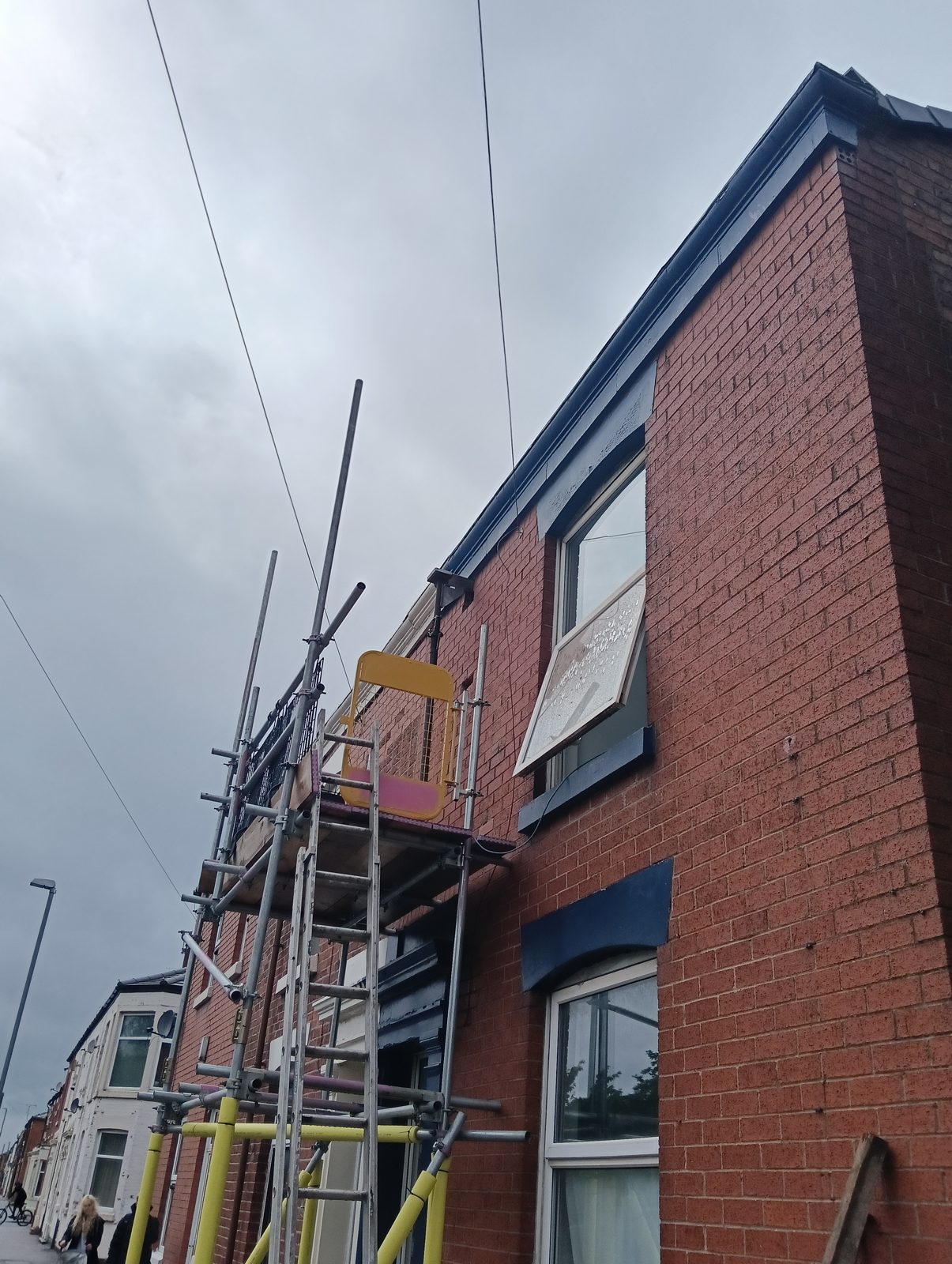 3-to-4-Bed HMO Conversion in Preston - Scaffold - gable