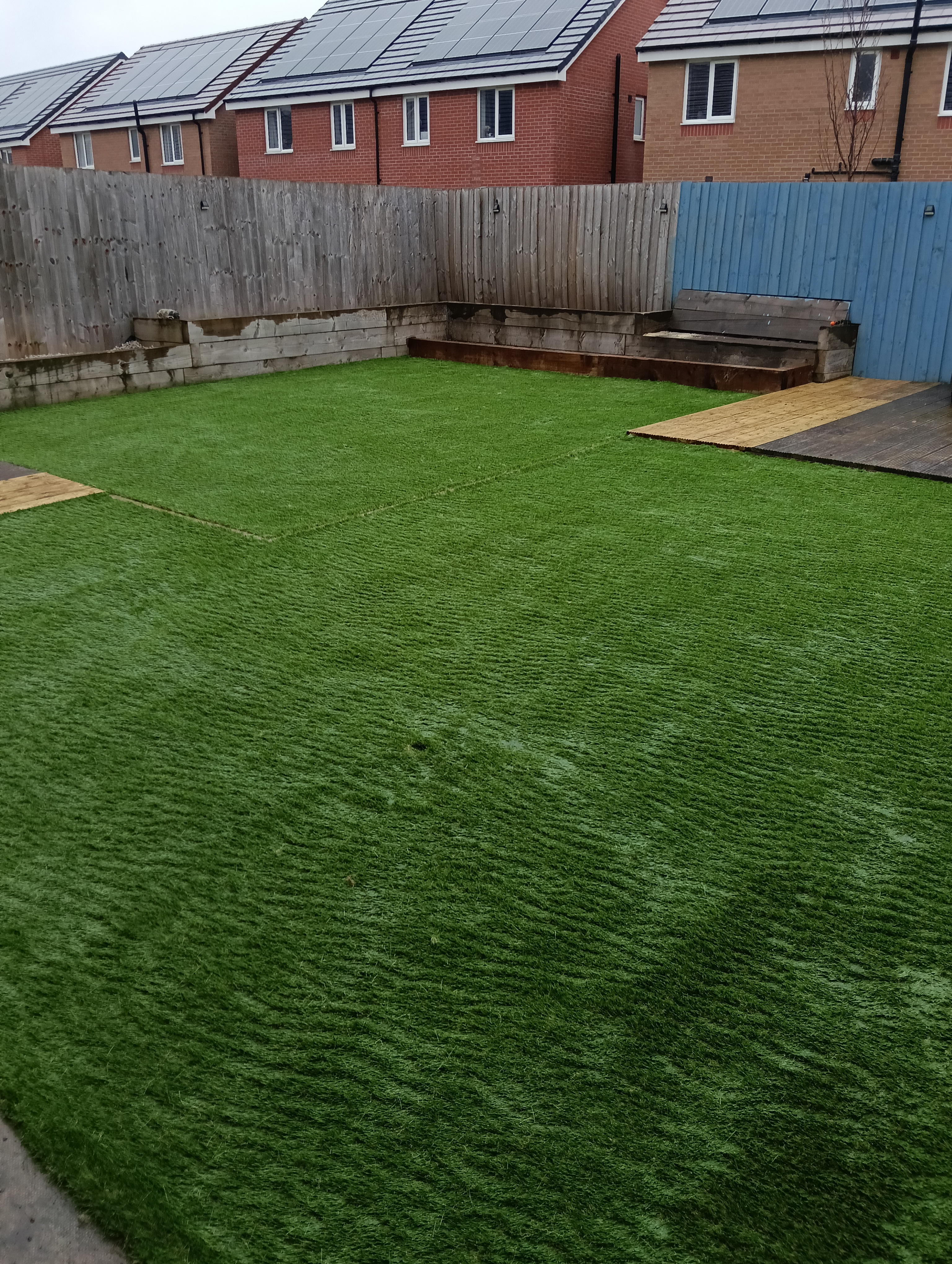 Bamber Bridge artificial grass project