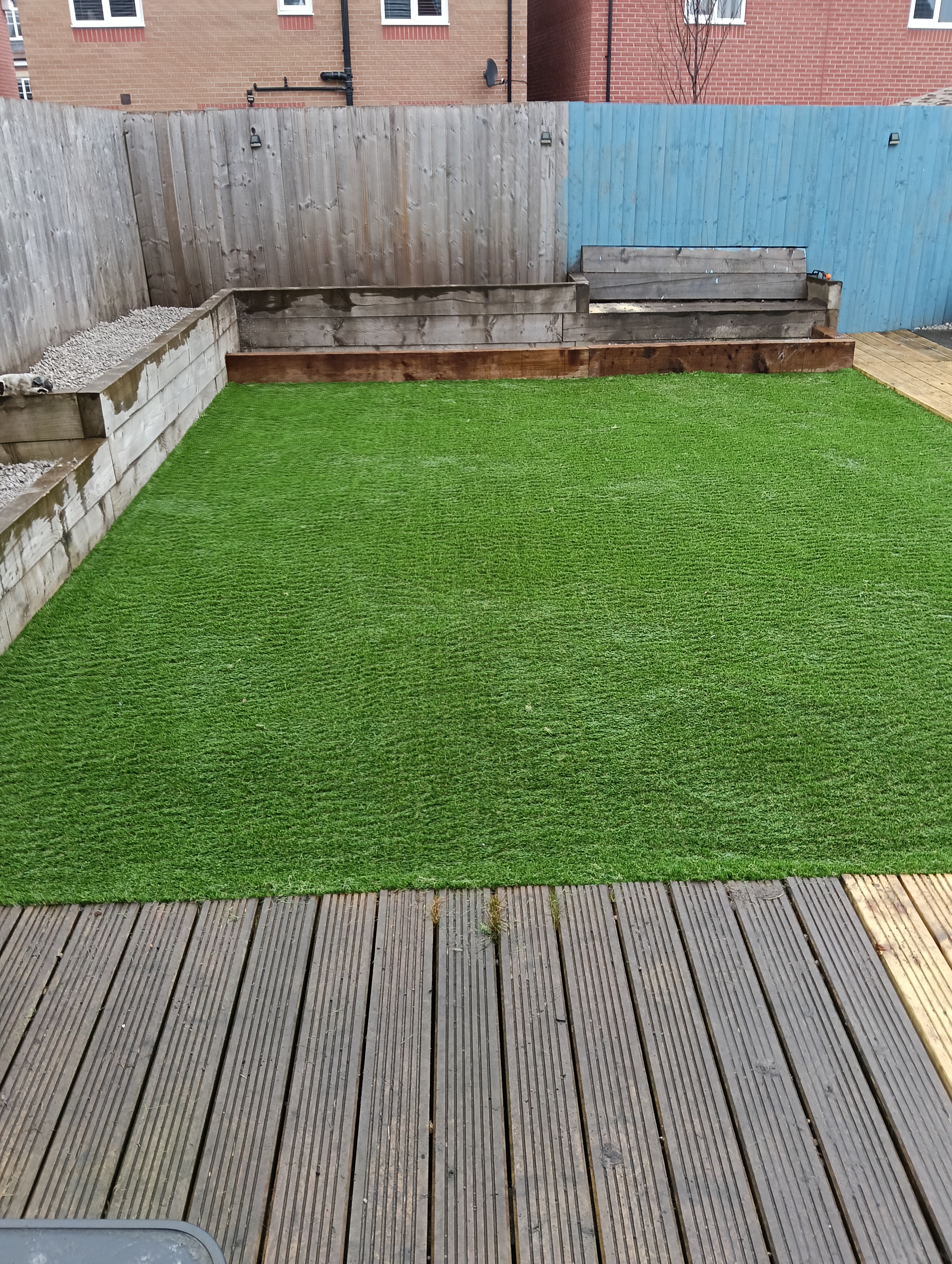 Bamber Bridge artificial grass project