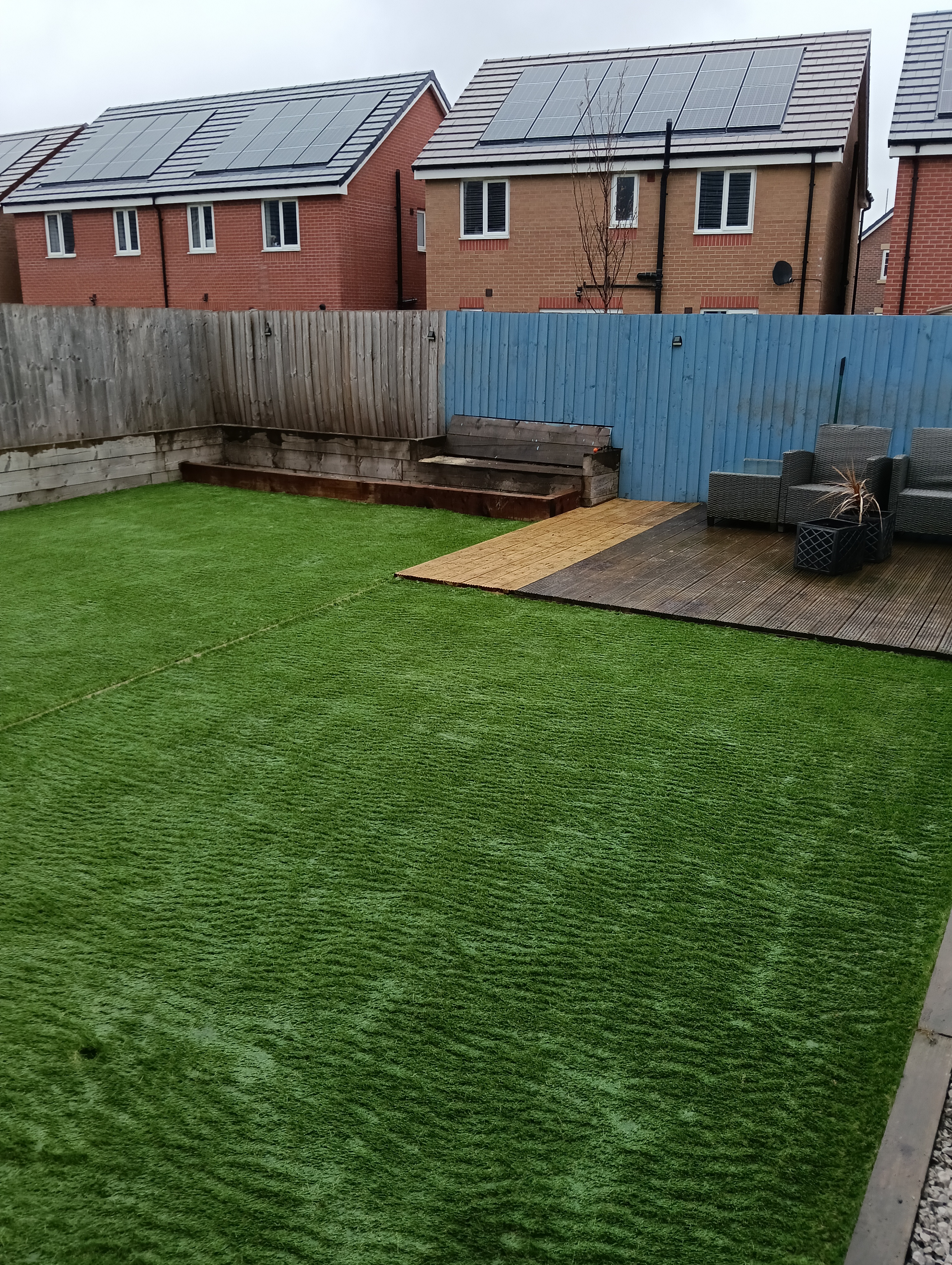 Bamber Bridge artificial grass project