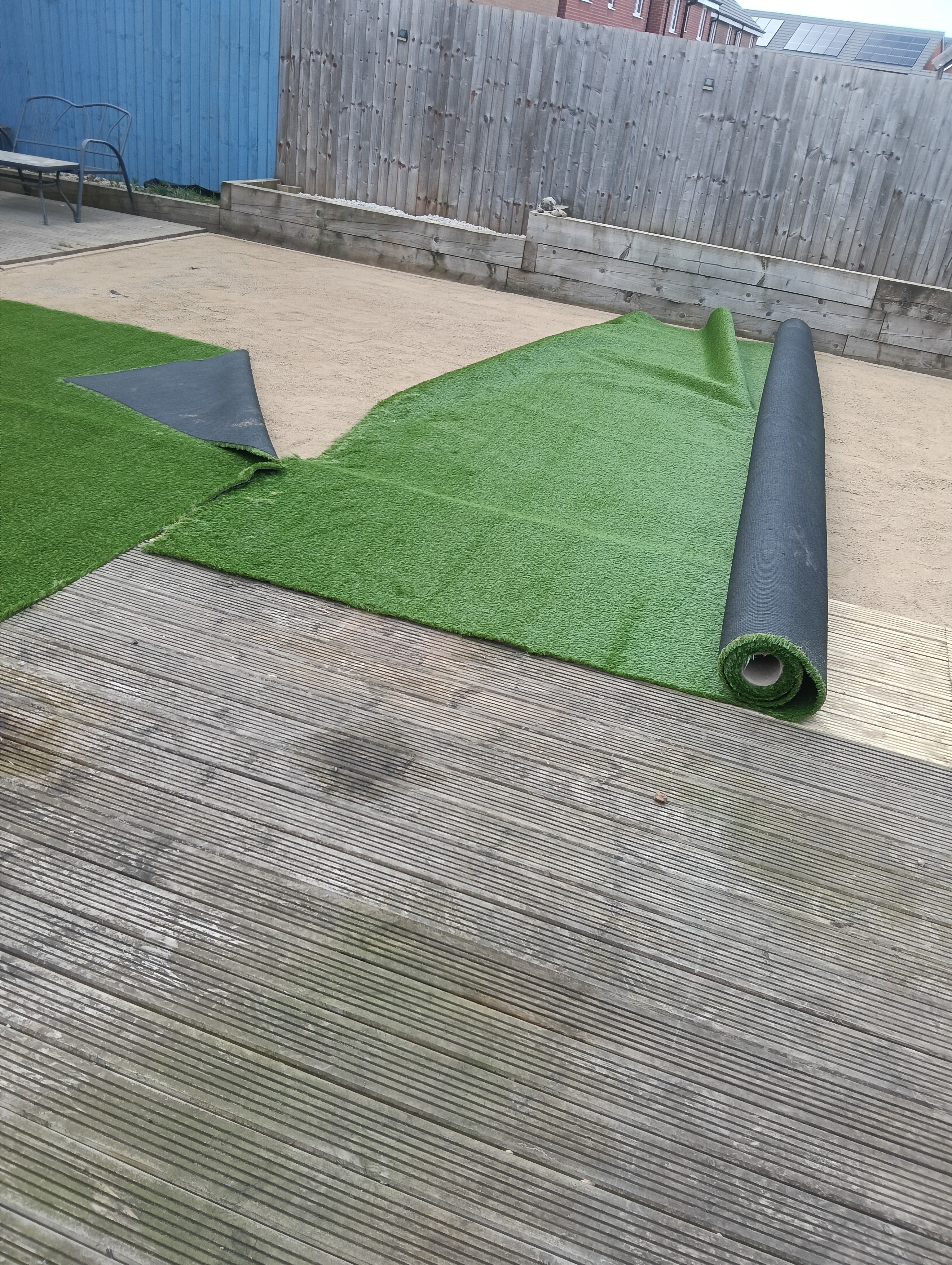 Bamber Bridge artificial grass project