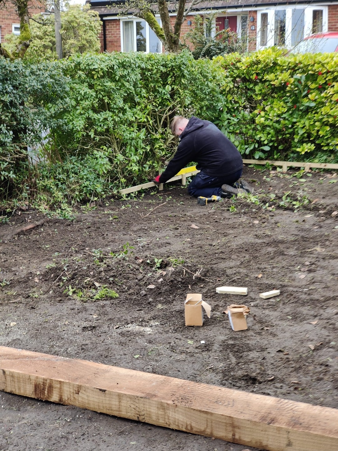 Bolton artificial grass project