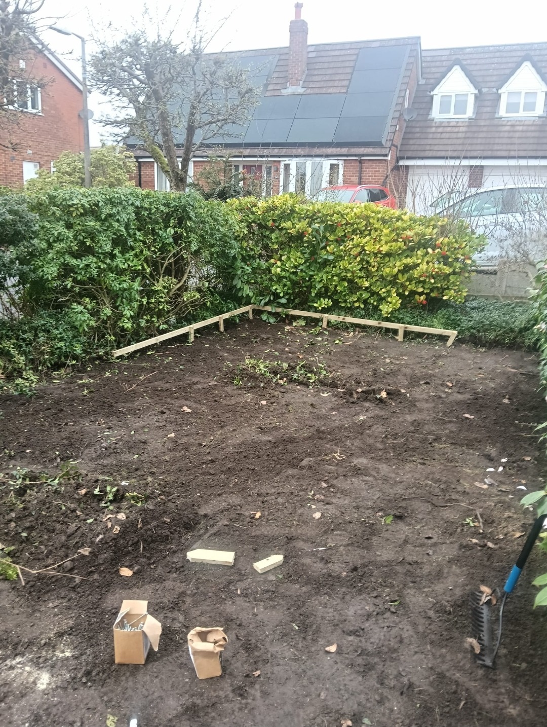 Bolton artificial grass project