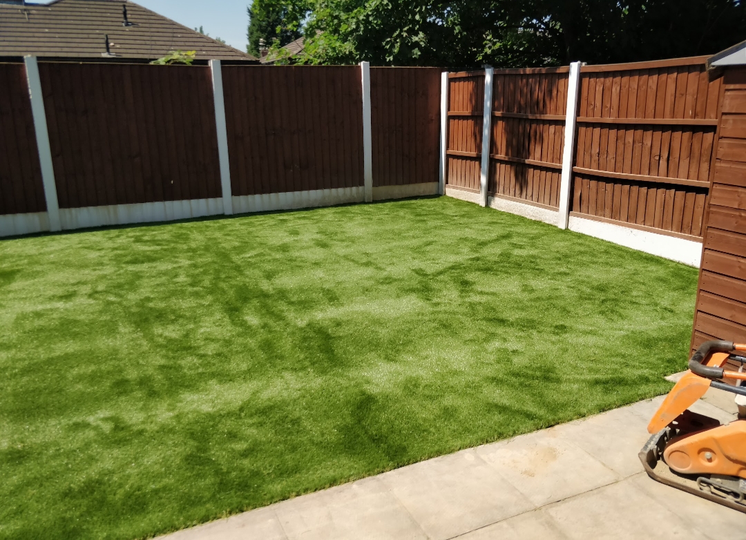 Salford artificial grass project