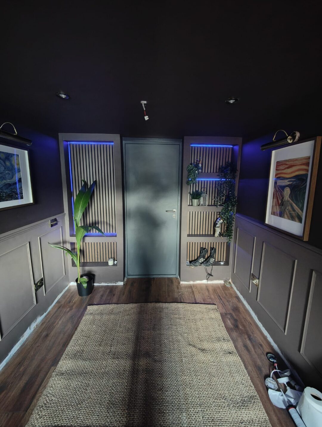 Over Hulton garage conversion finished -- home office after