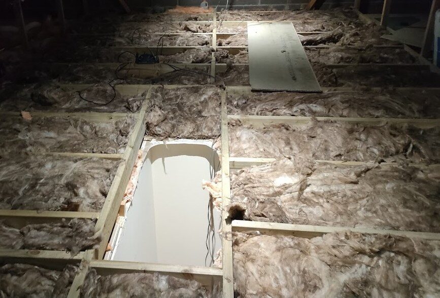 Bolton loft insulation and first fix