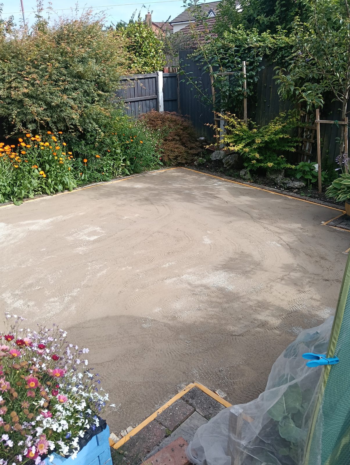 Alderley Edge artificial grass installation - New base