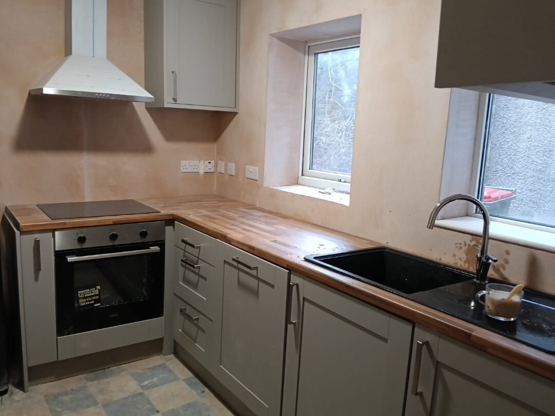 Kitchen Installation in Preston — after stage