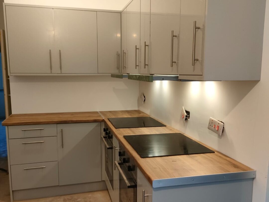 Kitchen Installation in Warrington — new units sink