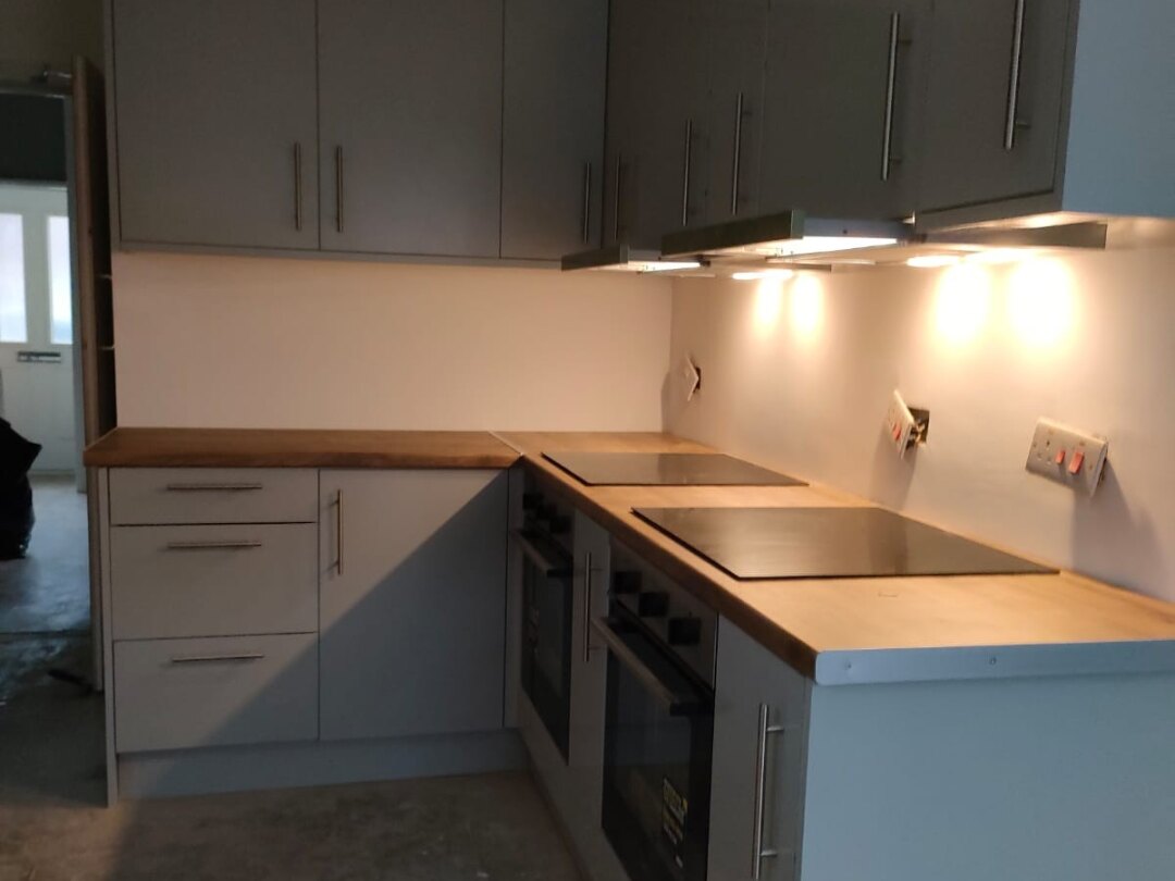 Kitchen Installation in Warrington — wood worktop