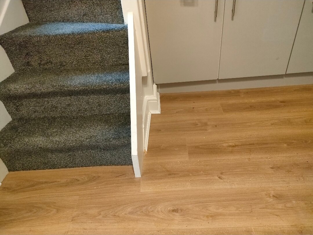 Staircase Replacement in Bolton — new treads landing